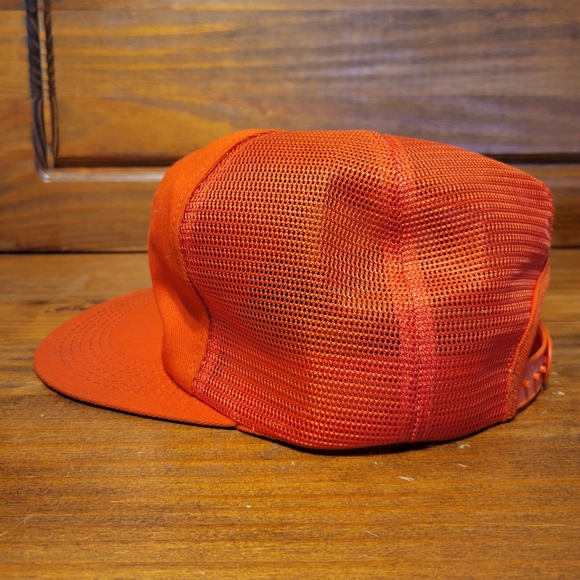 Vintage Production Credit Association Snap Back Trucker Hat with Mesh Patch - Picture 3 of 5
